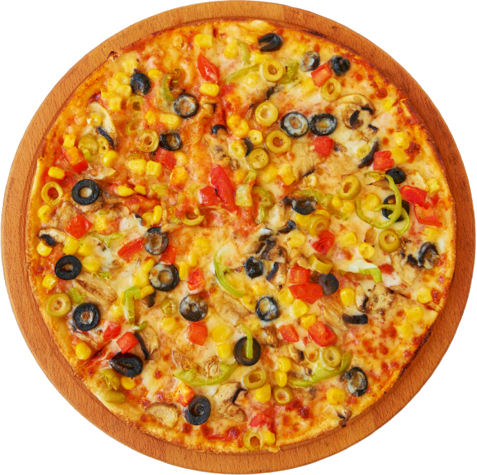 Italian Pizza Cutout Isolated